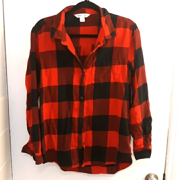 Old Navy Tops - Old Navy Classic Flannel Shirt